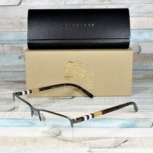 Burberry Gunmetal 55mm Eyeglasses